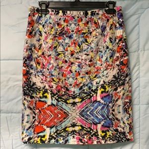 Tahari multi color skirt 2